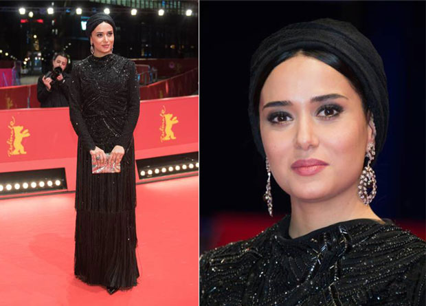 Parinaz Izadyar's earrings at Berlin International Film Festival 2018