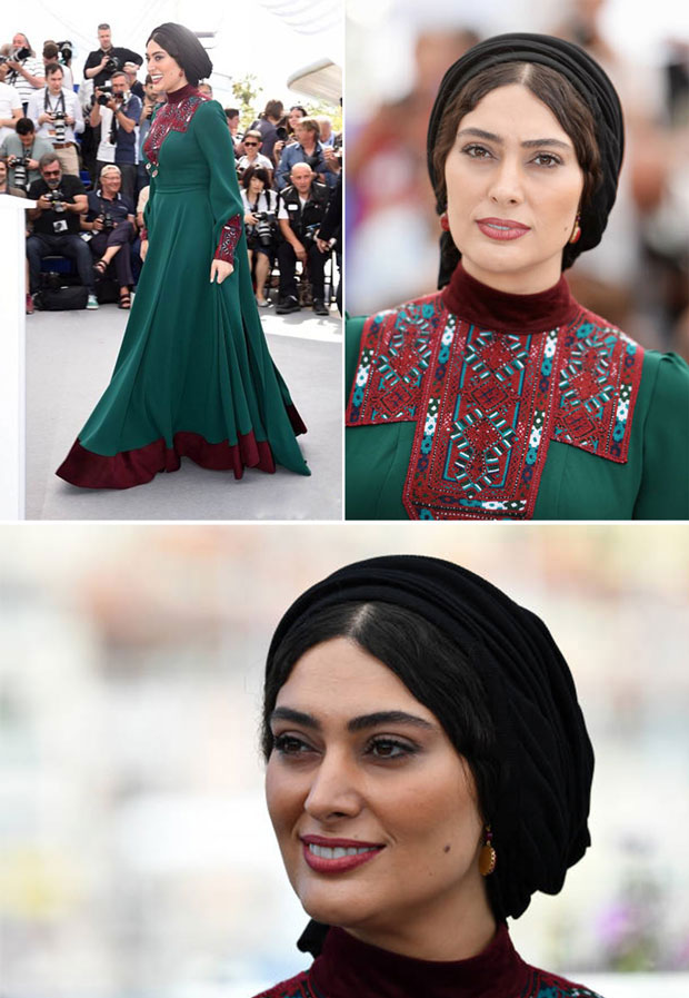 Soodabeh Beyzaee's earrings at Cannes International Film Festival 2017