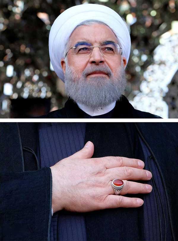 Hujjat al-Islam Hassan Rouhani's Agate Ring