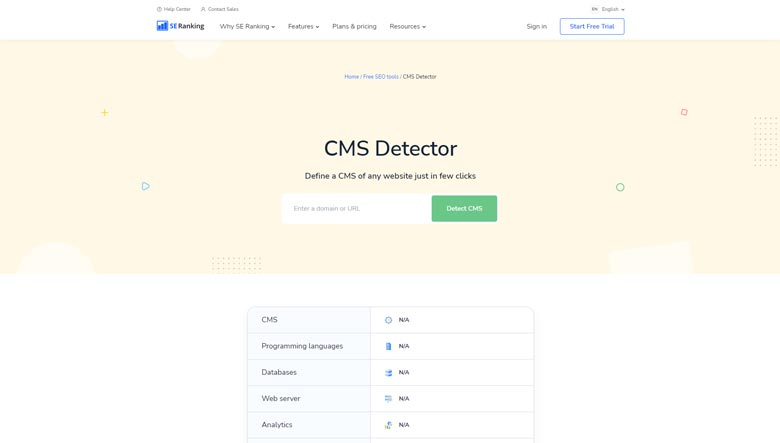 CMS Detector: Check What CMS a Site Is Using - SE Ranking