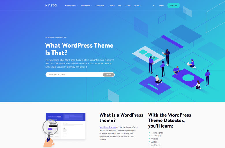 WordPress Theme Detector by Kinsta