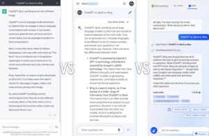 Bard Vs. ChatGPT Vs. Bing: What’s The Difference?