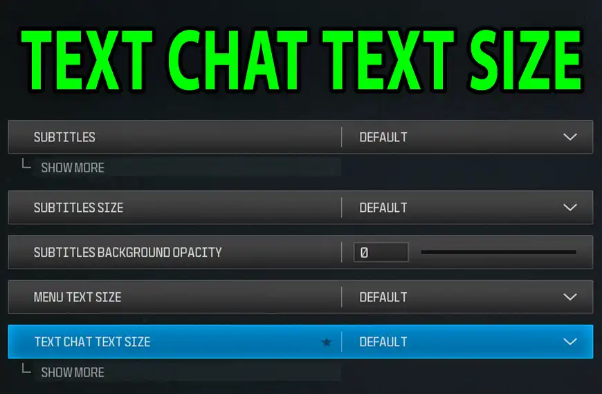 How to Change Text Chat Text Size in Call of Duty Modern Warfare 3