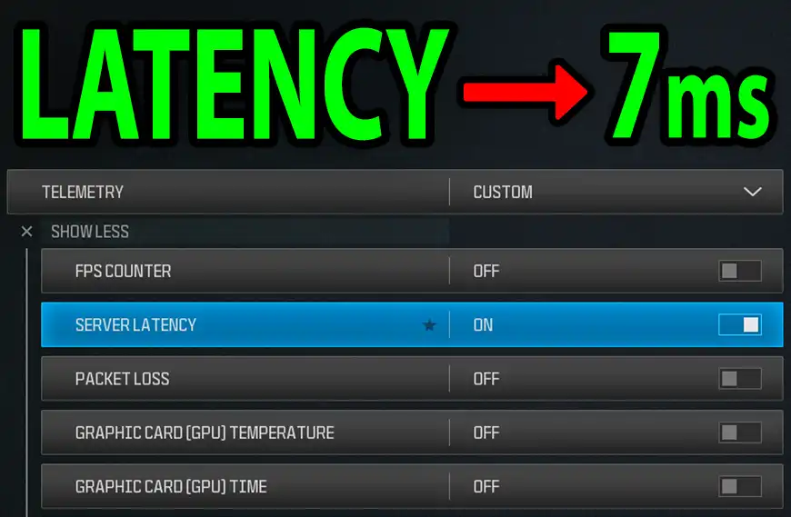 How to Show Call of Duty Modern Warfare 3 Server Latency